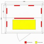 Dewello Laval Plus Infrarotkabine 135x105 cm, 1–2 Personen, Hemlock, Keramikstrahler, LED, Bluetooth – Bild 8