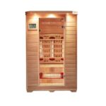 Home Deluxe REDSUN M VSS Infrarotkabine 120x105x190 cm, 2 Personen, Hemlock, 6 Vollspektrumstrahler