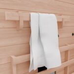 Dewello Lakefield 3 Infrarotkabine 120x120 cm, 1–2 Personen, Hemlock, Dual-Therm, Vollspektrum – Bild 7