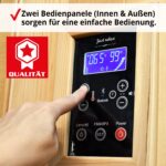 HECHT Infrarotkabine für 2 Personen, Keramikstrahler – Bild 7
