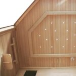 Dewello Ottawa Infrarotkabine 140x120 cm, 1–2 Personen, Hemlock, Vollspektrum, LED, Bluetooth – Bild 7