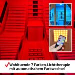 HECHT Infrarotkabine für 2 Personen, Keramikstrahler – Bild 3